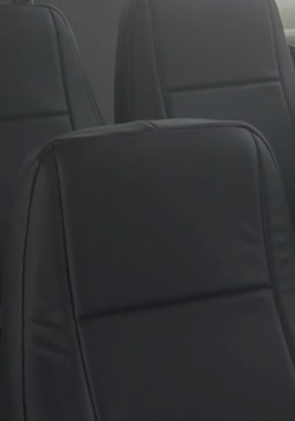 Detailed upholstered seat