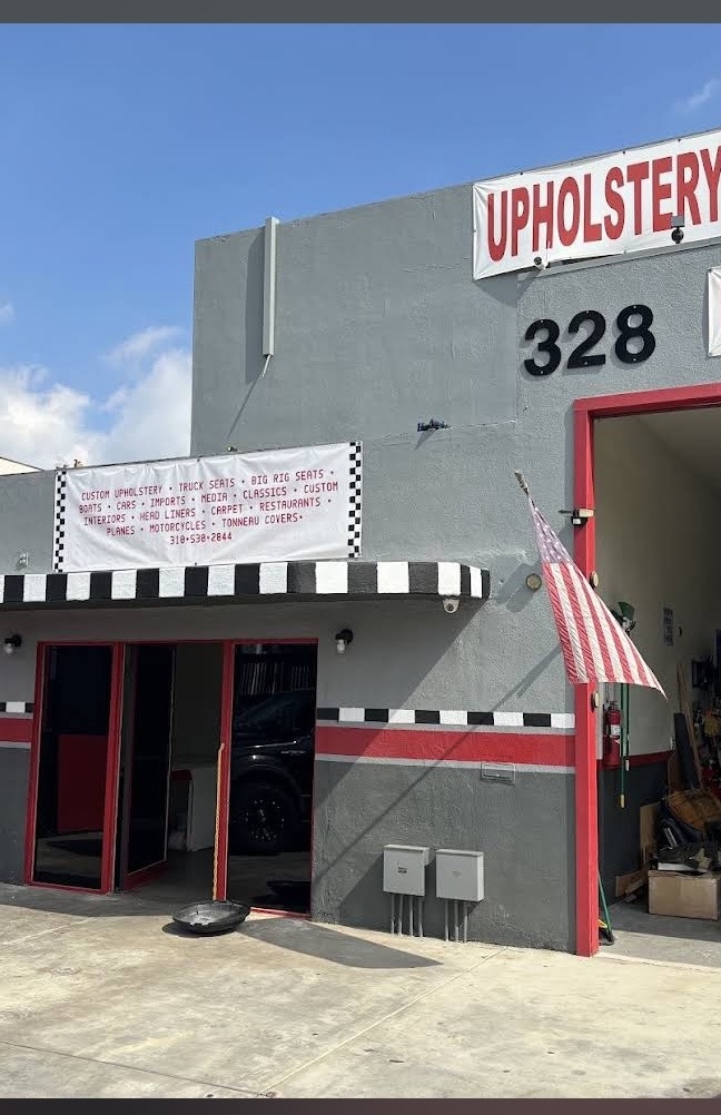Upholstery Works storefront in Wilmington
